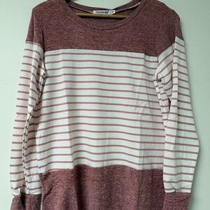 Striped Long Sleeve Top NWT Boutique Style